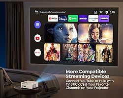 YABER Pro Y9 5G WiFi Bluetooth Projector, 15000LM