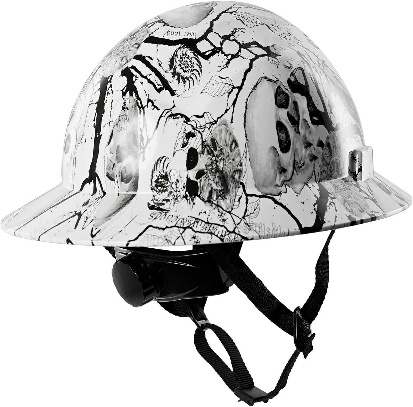 LANON Full Brim Hard Hats, Adjustable ABS Safety Helmet with 4 Point Ratchet Suspension, Work at Height and Rescue, Class C - - 
