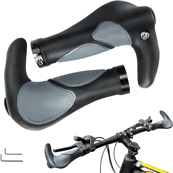 Grips For Ebike Bicycle Handlebar Grips Cover, Anti Slip Shock