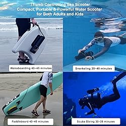 Underwater Scooter with Mini Paddle Board, Thumb