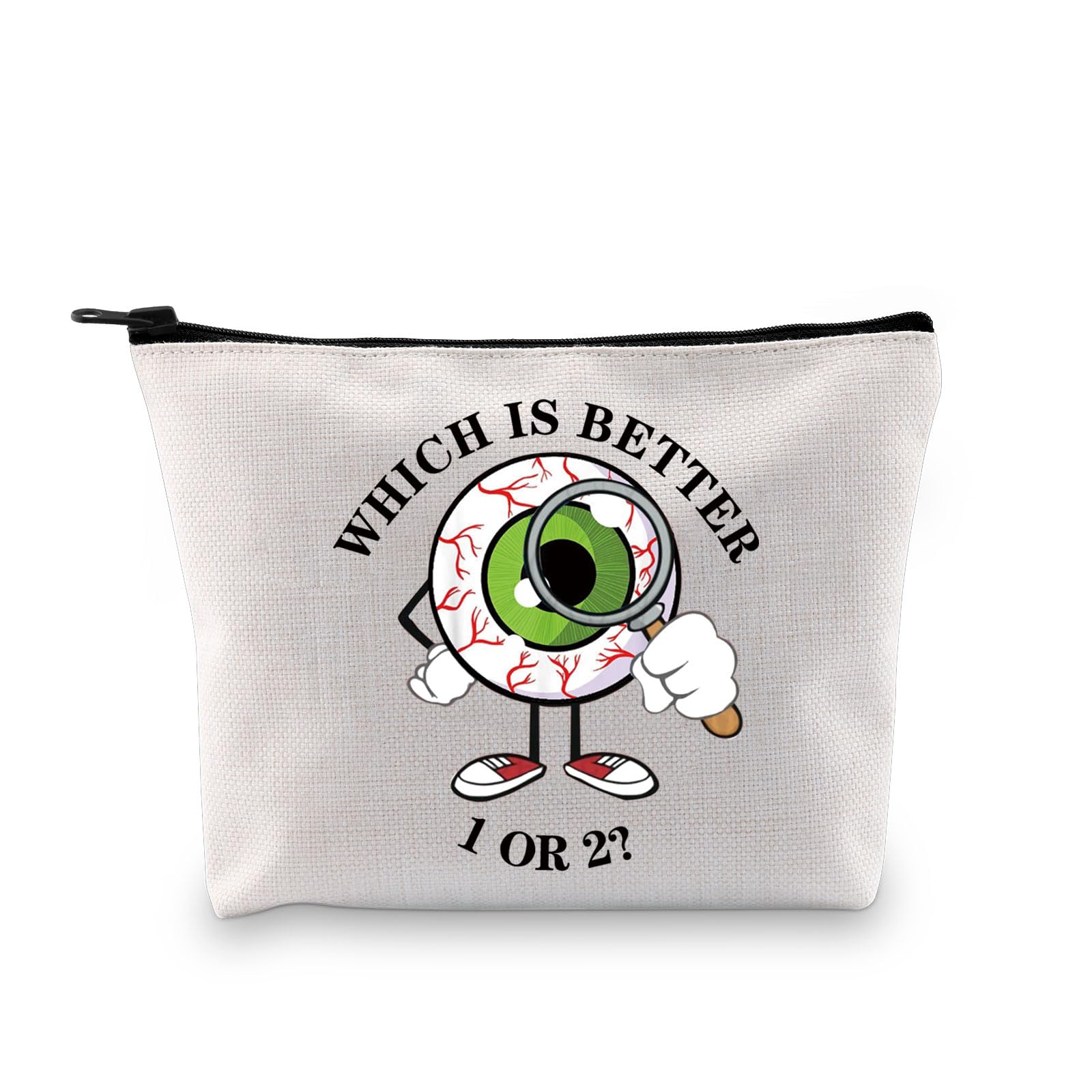 Optometry Makeup Bag Ophthalmology Gift Optometry Graduation Gifts Optician Gift Eye Doctor Cosmetic Bag (WHICH is Better 1 OR 2 3uk)