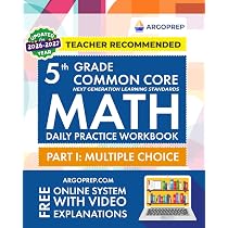 5th Grade Common Core Math: Daily Practice Workbook - Part I