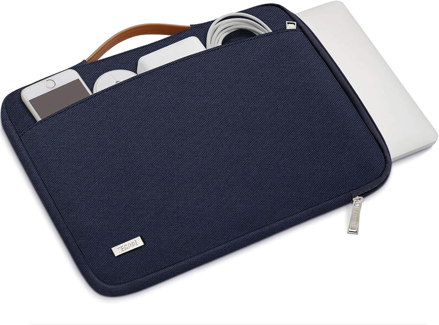 TECOOL Protective Laptop Sleeve 15.6 Inch,Waterproof 15.6 Inch Laptop Case for 15-15.6" Notebook Lenovo Thinkpad IdeaPad HP Dell Acer Chromebook - Image 3