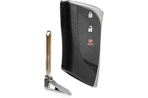 Keyless Entry Remote Key Fob Replacement 3-Button for 2020-2025 Lexus ES250 ES300H ES350 LC500 LC500H LS500 LS500H UX200 UX25