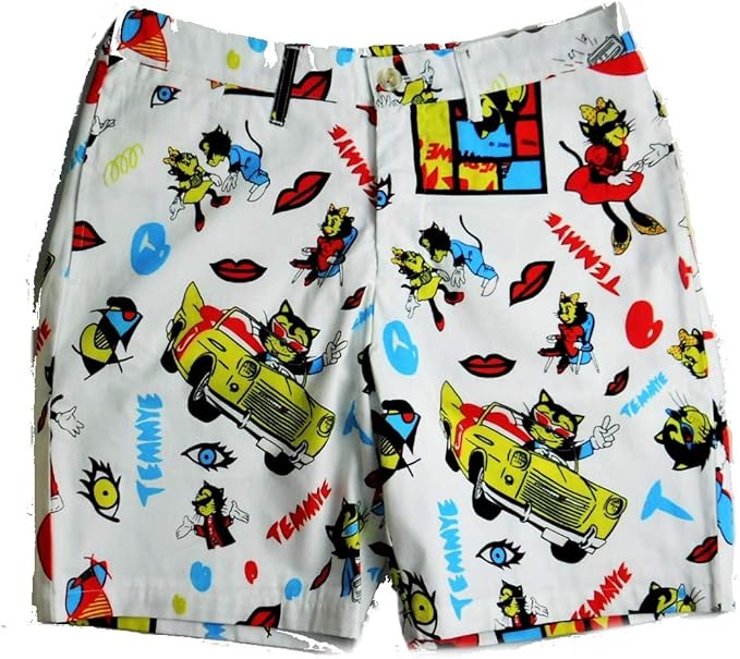 Amazon Cream Soda ティミー 柄 ハーフ パンツ White Pink Dragon クリームソーダ Xl ショートパンツ 通販