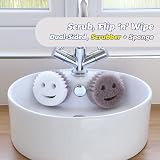 Scrub Daddy Scrub Mommy Dual Sided Non Scratch Sponges Twin Pack view 2