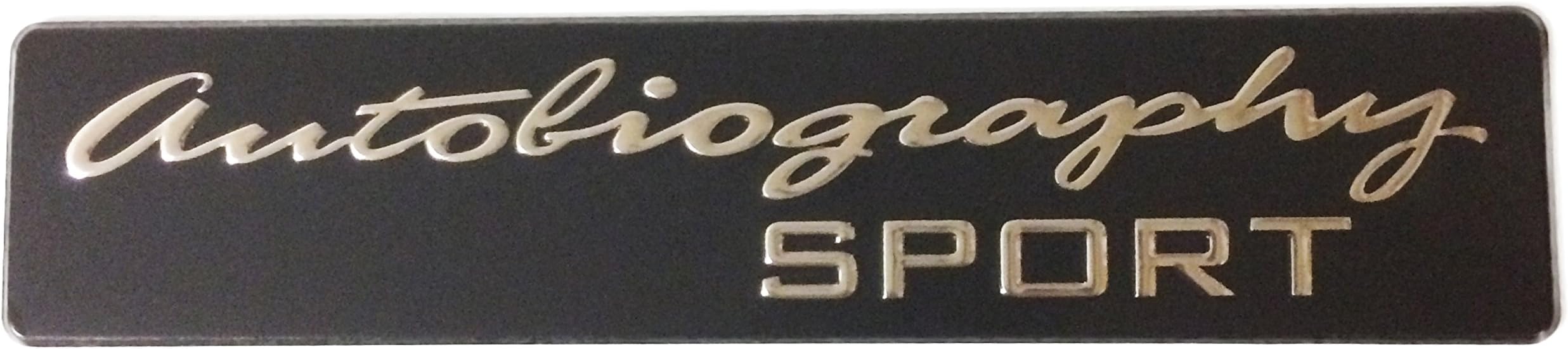 Brand New Black Aluminum Autobiography Sport Emblem Replace OEM Land Rover Badge