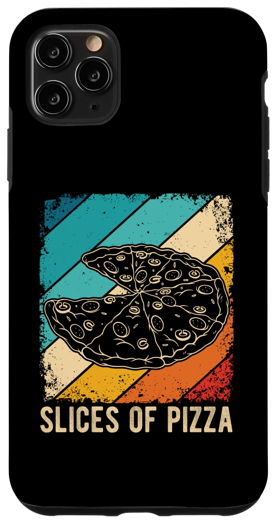 iPhone 11 Pro Max SLICES OF Pizza Vintage Pizza Case