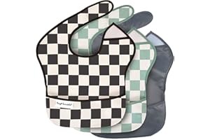 Tiny Twinkle Baby Girls ModernBaby Feeding Bibs