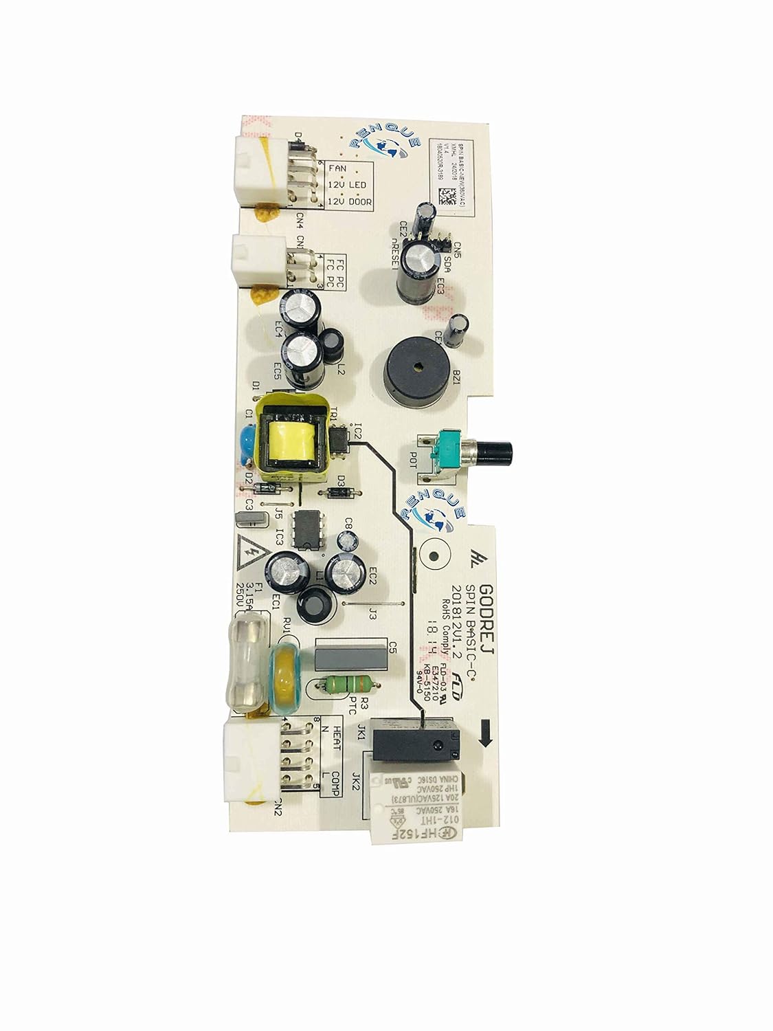 Renque Spin Basic Control Card For Godrej Double Door Refrigerator Amazon In Home Kitchen