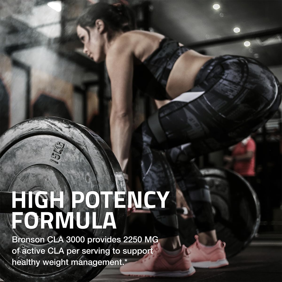 Bronson CLA 3000 Extra High Potency Supports Healthy Weight Management Lean Muscle Mass Non-Stimulating Conjugated Linoleic Acid 120 Softgels