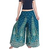 Lannaclothesdesign Palazzo Pants for Women Wide Leg Boho Harem Yoga Pants S M L XL Sizes