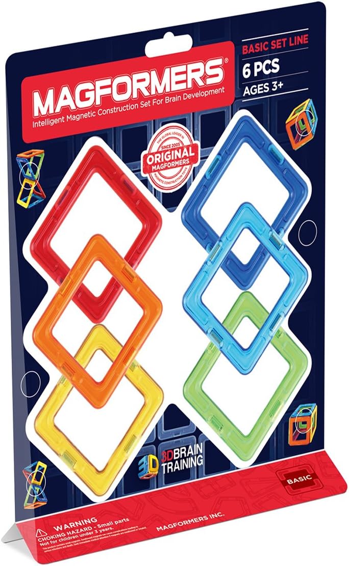 Amazon.com: Magformers Square Set (6 