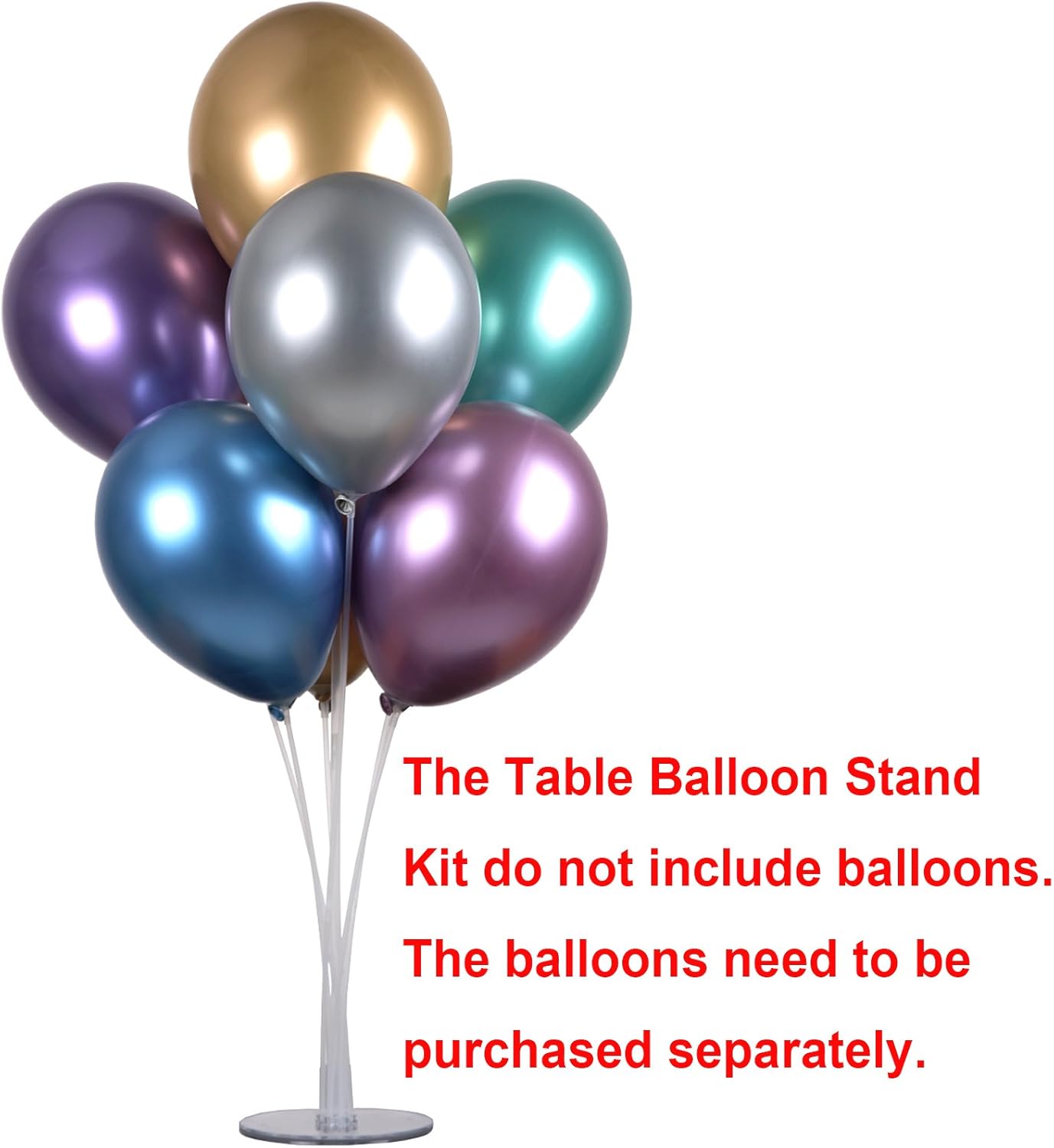 LANGXUN 2 Set 28" Height Table Balloon Stand Kit for Birthday Party Decorations and Wedding Decorations, Happy Birthday Balloons Decorations for Party and Christmas Balloon Decorations: Toys & Games