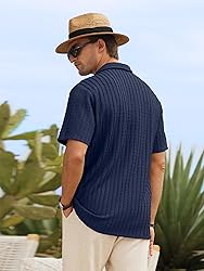 HOTake Men's Summer Beach Vacation Shirts Casual