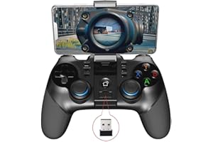 ipega-PG-9156 Wireless game Controller 4.0+2.4G Mobile phone Gamepad for Samsung Galaxy S22/21 /S20 /S10 NOTE21/20/10 VIVO Oppo Android Mobile Smartphone Tablet (Android 6.0+ Higher System)