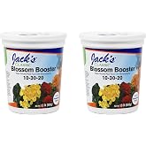 Jack's Classic 10-30-20 Blossom Booster Fertilizer, 1.5lb (2 Pack) | Powdered Plant Food, Targeted Micronutrient Package, Increases Bloom Color &amp; Quantity, Liquid Root &amp; Foliar Feeding