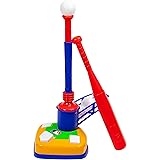 Franklin Sports Kids Teeball Tee - 2-in-1 Super Star Batter - Youth Baseball and Teeball Batting Tee + Pitching Machine - Per