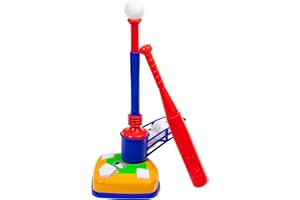 Franklin Sports Kids Teeball Tee - 2-in-1 Super Star Batter - Youth Baseball and Teeball Batting Tee + Pitching Machine - Perfect Kids + Toddlers Toy Set