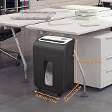 VidaTeco Cross-Cut Paper Shredder 15 Sheet 60 Min Heavy Duty 20L Bin P-4 view 9