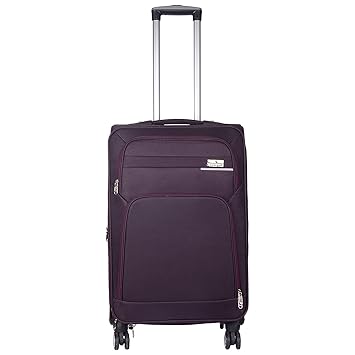 Emblem Trolley Luggage Suitcase Airport Travel Bag Impact 50cm Purple 4 Wheel