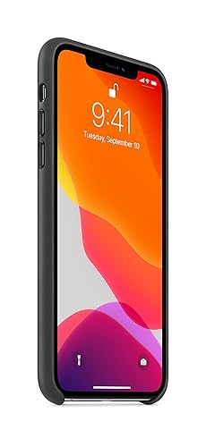Apple Leather Case (for iPhone 11 Pro Max) Black in Kuwait
