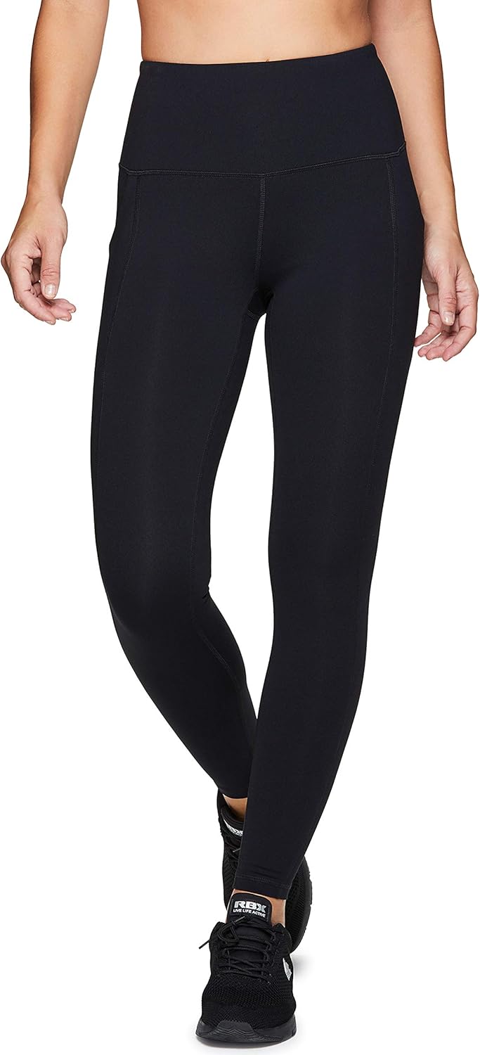 RBX Active Women's Power Hold High Waist Athletic Leggings with Pockets at  Women’s Clothing store
