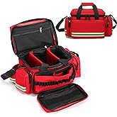 Be-Better First Aid Bag Empty First Responder Bag,First Aid Kits Storage,Trauma Bag with Detachable Dividers, Medical Bag for Nurses,Ideal for EMT, EMS,Paramedics,Home Health Care(Bag Only)