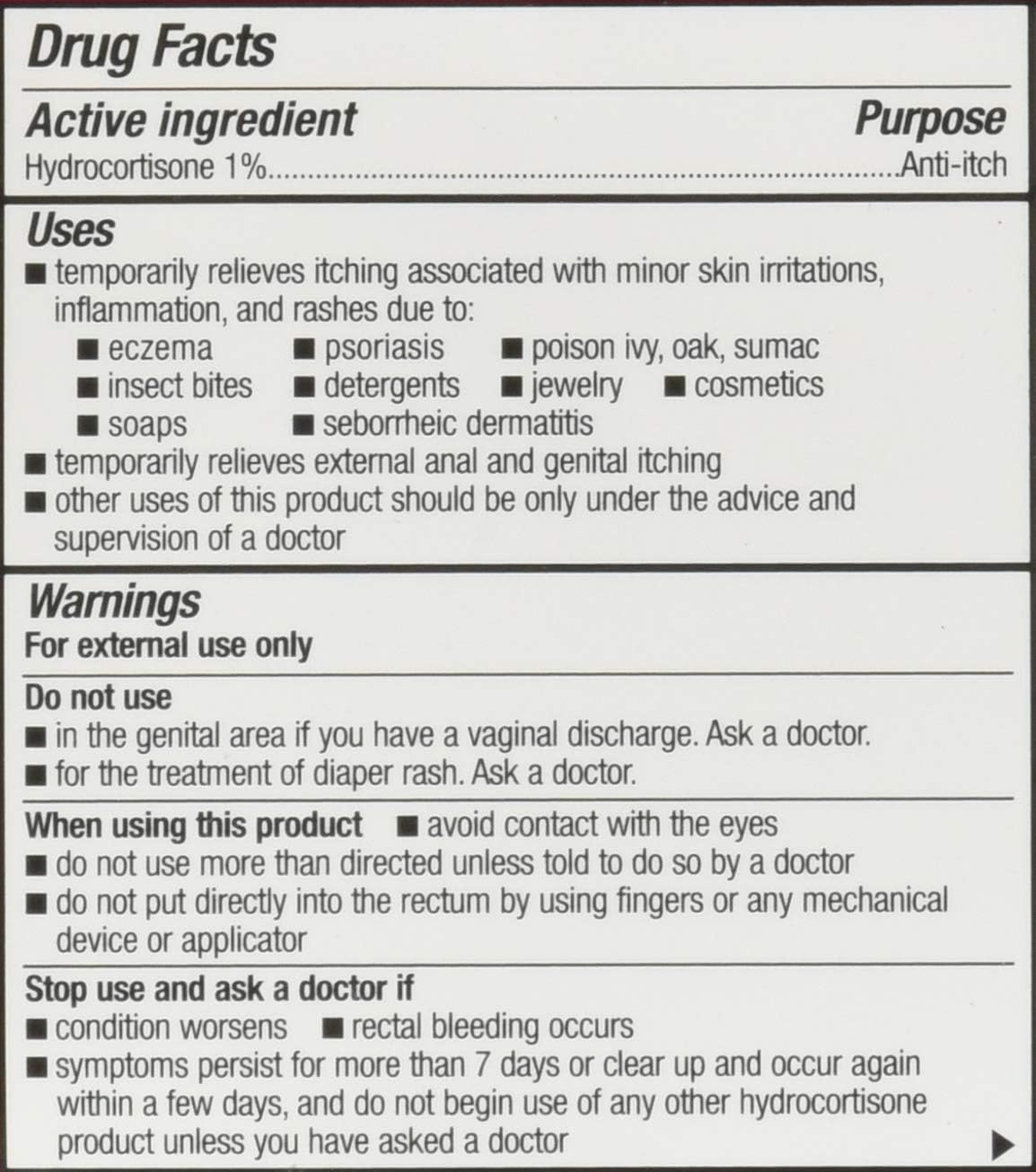 Kirkland Signature Maximum Strength Hydrocortisone Cream 1% with Aloe, 2-ounce (pack of 4): Health & Personal Care