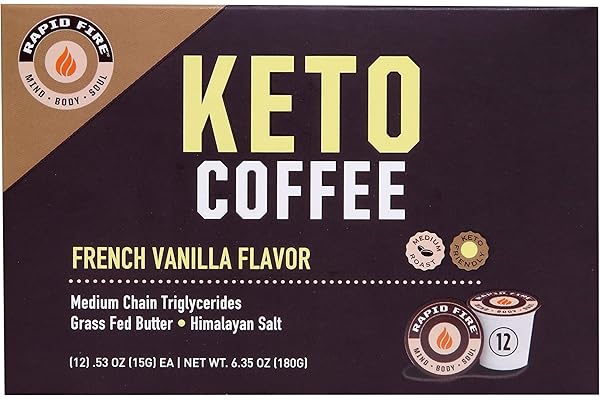 rapid fire keto coffee french vanilla