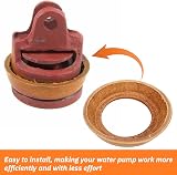 Lechengjia 2 Set Fake Leather Washer Plunger Seals for Handle Pump Type 75 view 2