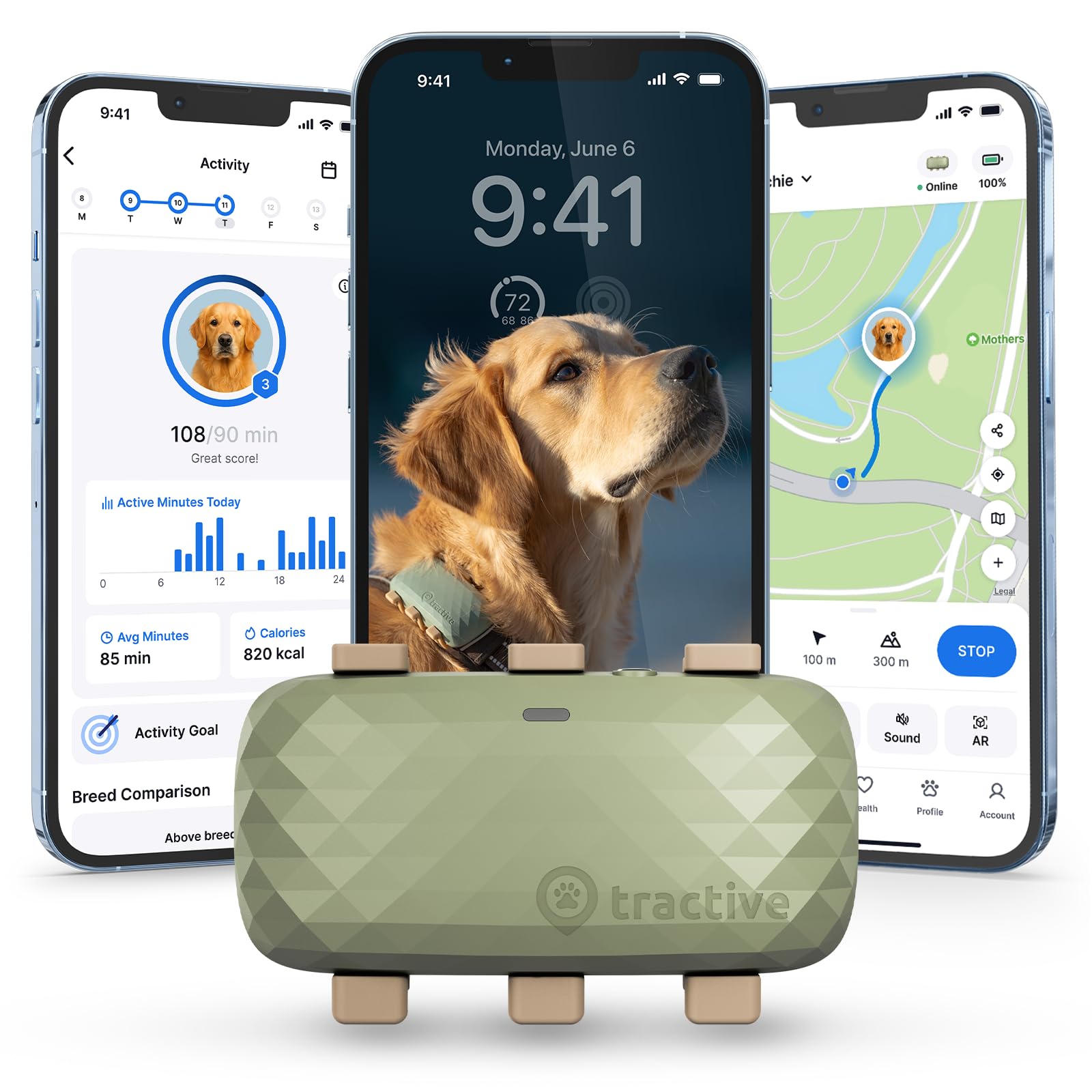 Tractive XL Smart Dog GPS Tracker | Live Pet