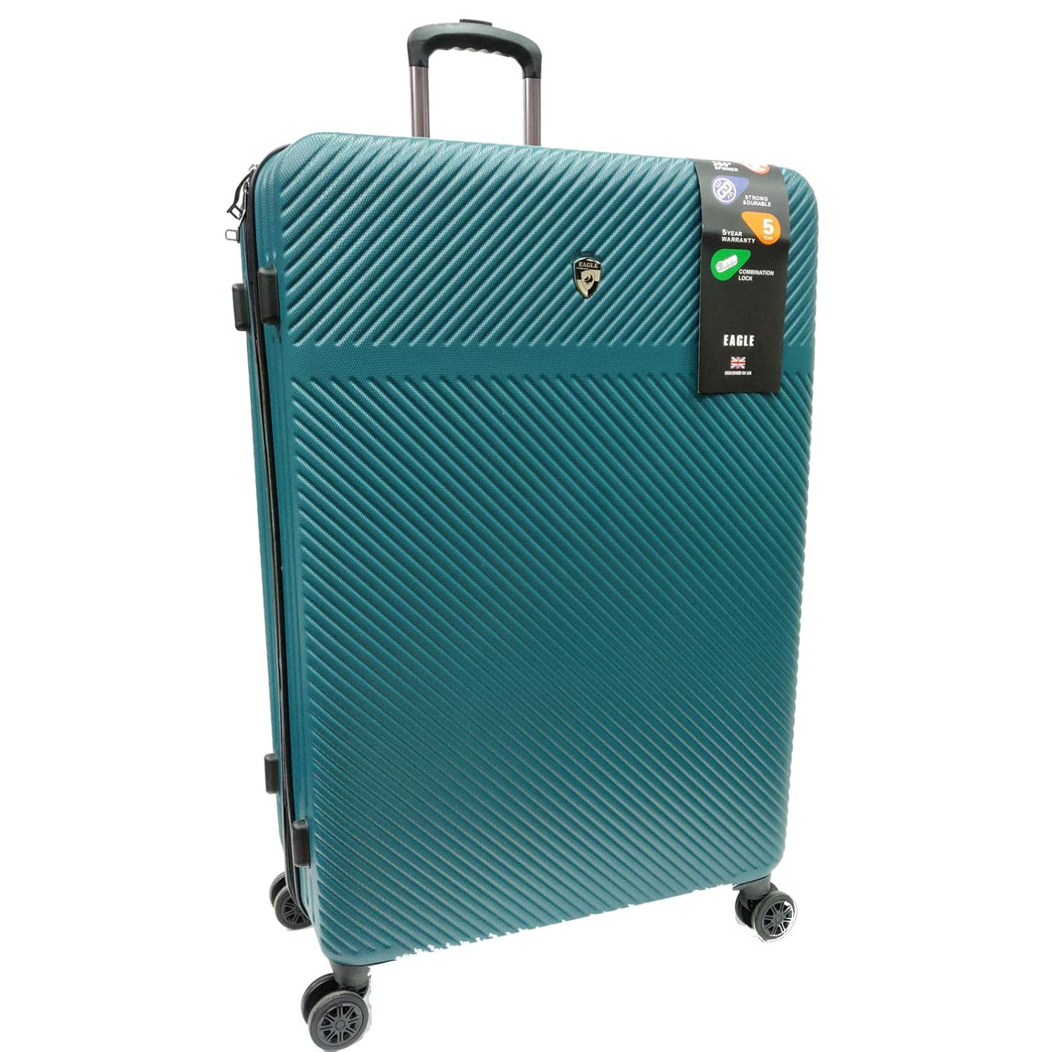 Eagle Super Lightweight Premium ABS Hard Shell Luggage Suitcase Travel