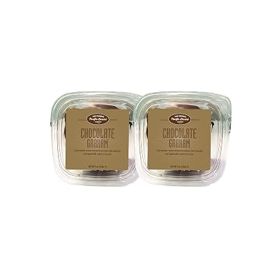 The Famous Pacific Dessert Company Dark Chocolate Graham 2 Pack