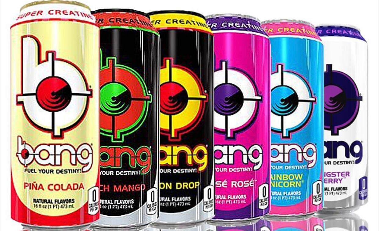 Buy Bang Energy Drink Cans BCAA RTD, MIXED CASE of SIX Flavours, 12 X