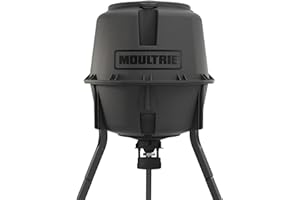Moultrie Deer Feeder Standard - 30-Gallon - Moultrie Quick-Lock Hopper System - Digital Timer Control - 200 lb Feed Capacity