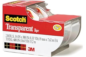 3m 2157ss 3/4" X 250" Scotch® Transparent Tape 2 Count