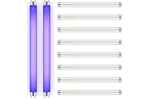 Qualirey 10 Pack Bug Zapper Replacement Light Bulbs 10W for 20W Indoor Bug Zapper, BL T8 F10W 13Inch Light Tube Compatible with Aspectek, Liba, Micnaron, Lulu Home and Other 20W Mosquito Lamp