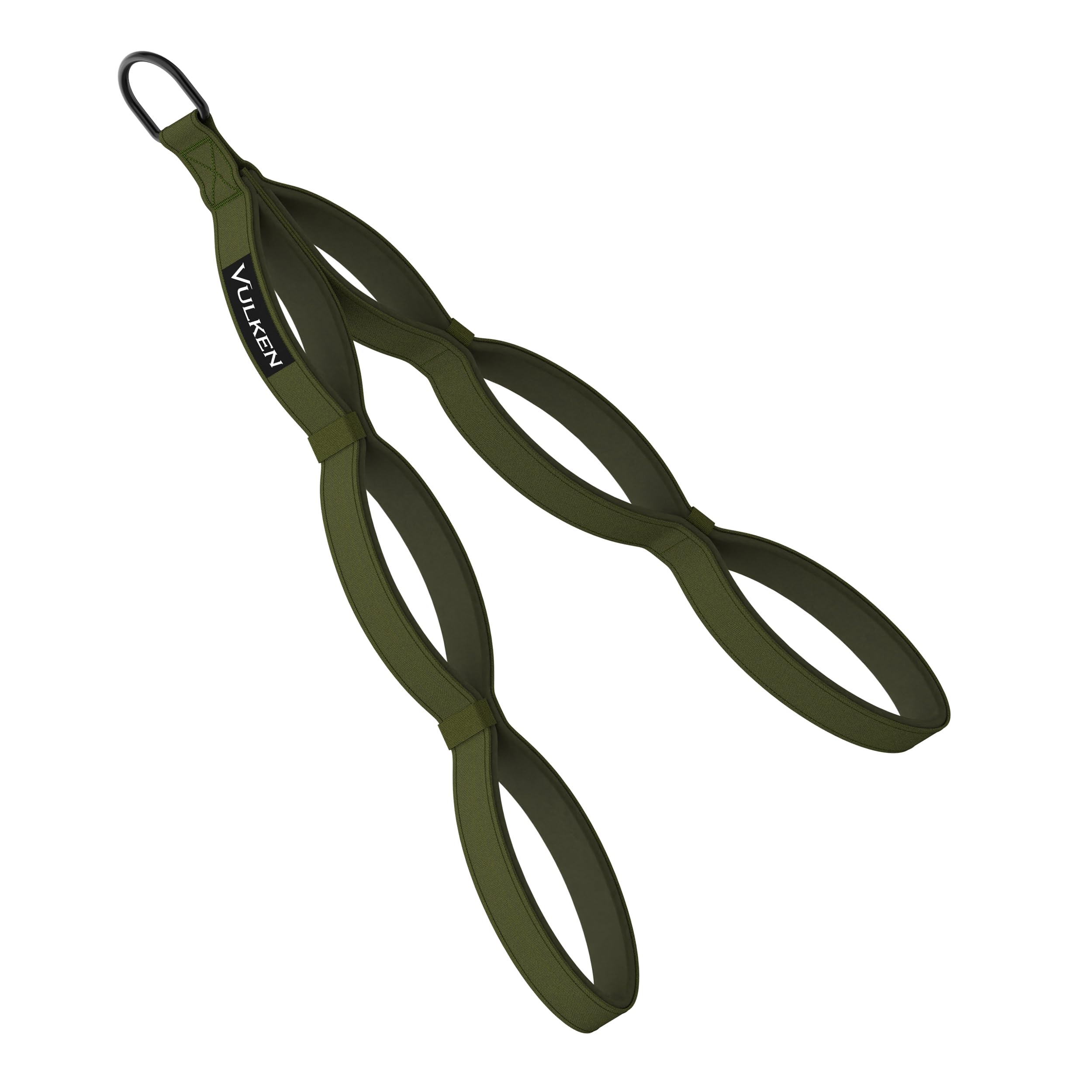 Photo 1 of Vulken Tricep Rope Cable Attachments for Gym. Extra Long Tricep Rope LAT Pulldown Attachments Three Size in One Multi Workout Rope Handles Gym Accessories, Green