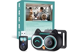 OTTOCAST Cabin Care Baby Car Camera with Wireless CarPlay Adapter, 1080P HD Baby Monitor with IR Night Vision, 150° Wide Angle, Real-Time Rear Seat View On Car Screen, Easy Install