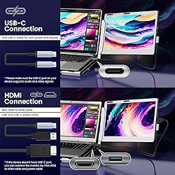 domyfan 14" Portable Monitor for