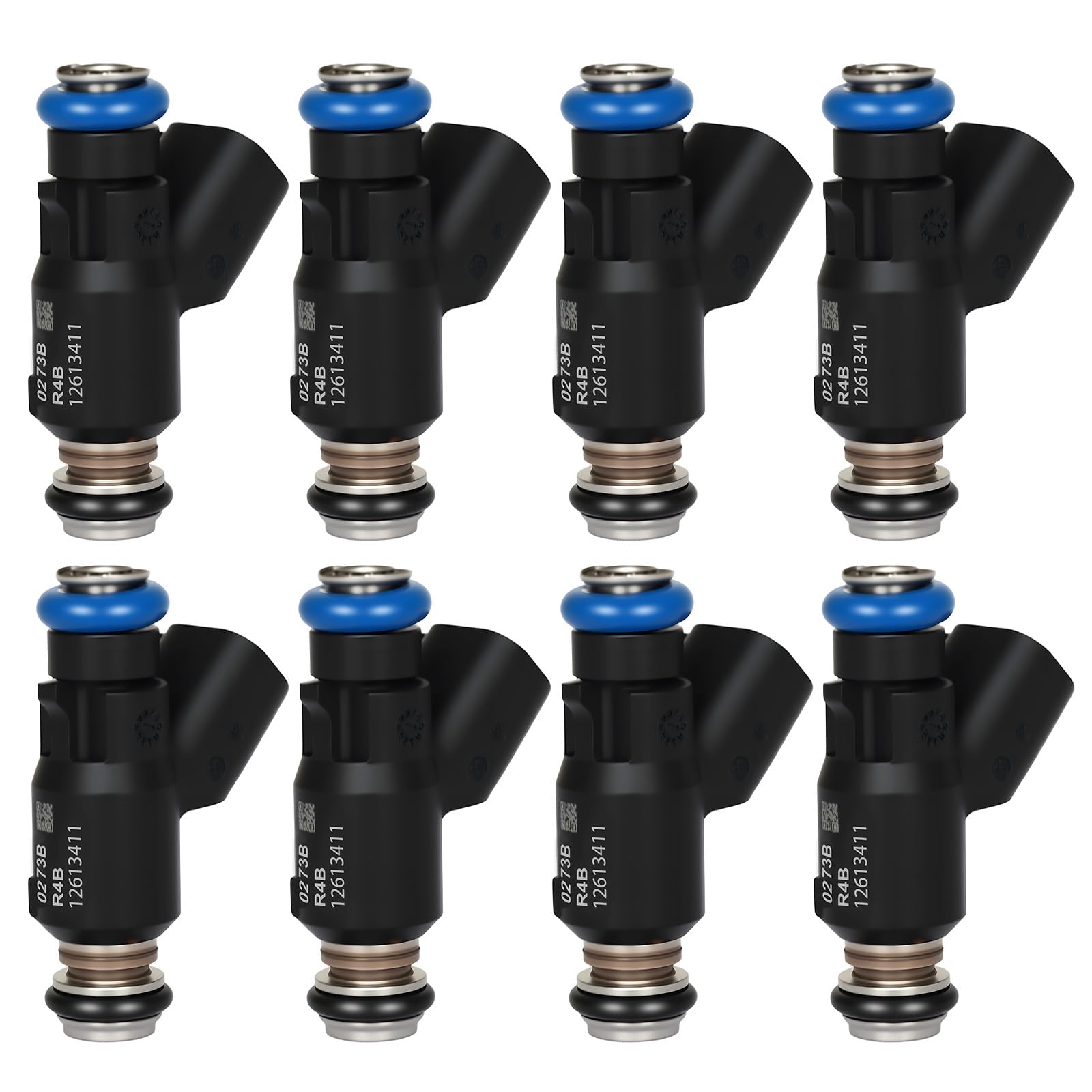 Photo 1 of 2010-2017 Fuel Injectors 8PS Compatible for Chevrolet Express Silverado 1500 Suburban Tahoe, GMC Canyon Savana 1500 2500 3500 Sierra Yukon XL 1500, Hummer H3 H3T 4.8L 5.3L Replace 12613411