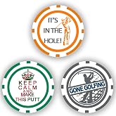 DA VINCI Golf Ball Marker Poker Chip Collection, 11.5 Gram Chips