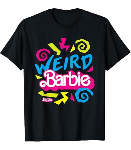 Amazon.com: Barbie - 90'S Barbie - Logo T-Shirt : Clothing, Shoes