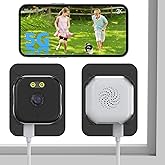 ANYQOO Window Camera 3MP 2K, Indoor/Outdoor Security 2.4GHz & 5GHz WiFi Camera for Home Security, ChroMax AI Color Night Vision, Person/Motion Detection, 24/7 Recording, Easy Install 2Pack