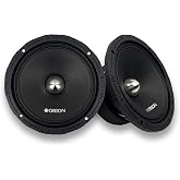 ORION XTR XTX854 8" High Efficiency Mid-Range Speakers, 1600W Pair | 400W RMS, 4-Ohm Impedance, 2" Voice Coil, Bullet Loudspeaker Design