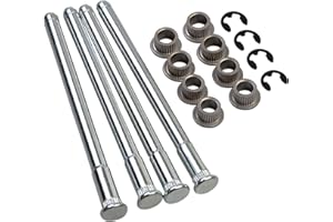 VKVXCLON Door Hinge Pin and Bushing Repair Kit Compatible with Chevy GMC 1500 2500 3500 C1500 C2500 C3500 K1500 K2500 K2500 Tahoe Suburban Replace 15685040 15562609 Driver Side Door Hinge Repair Set