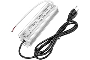KAKO LED Driver 12V 100W Waterproof IP67 Power Supply Transformer 90V-240V AC to 12V DC Output, 12Volt LED Driver, 12V Led Power Supply for LED Light, Outdoor Use, Computer Project