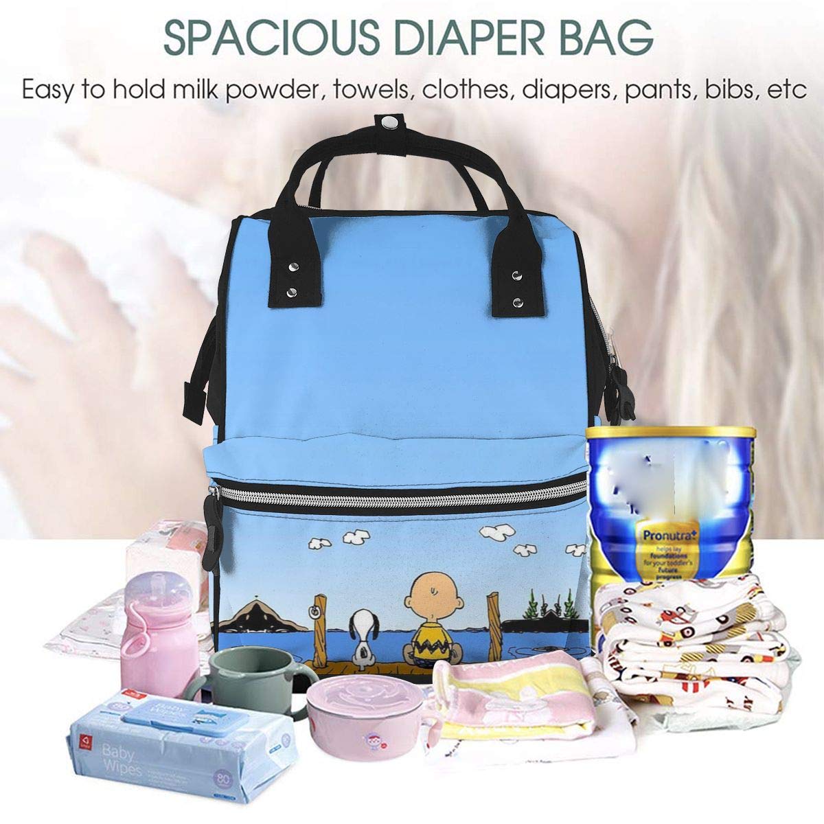 snoopy diaper bag