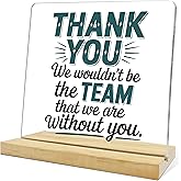 Thank You Boss Gifts for Women Men,Gratitude Gifts for Boss,Boss Desk Decor Acrylic Desk Plaque Sign